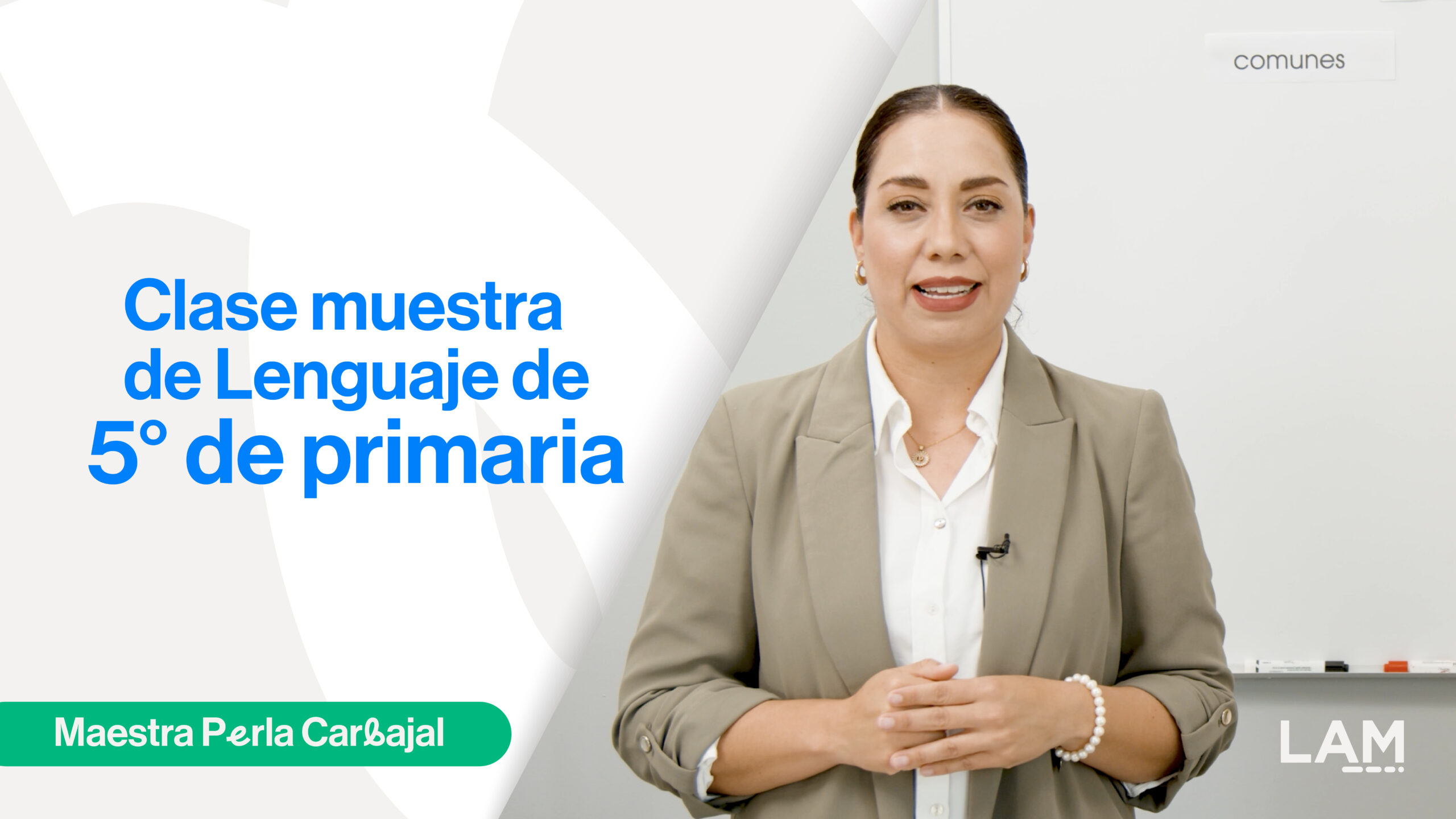 Lenguaje 5o de primaria<br>Clase muestra