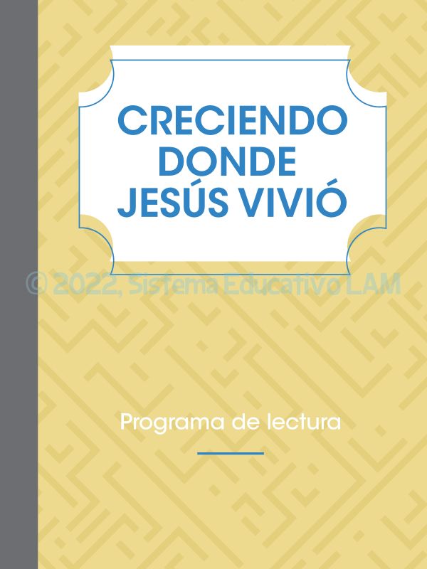 CRECIENDO DONDE JESUS VIVIO -PORTADA
